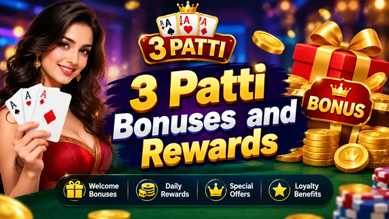 3 Patti Bonuses and Rewards